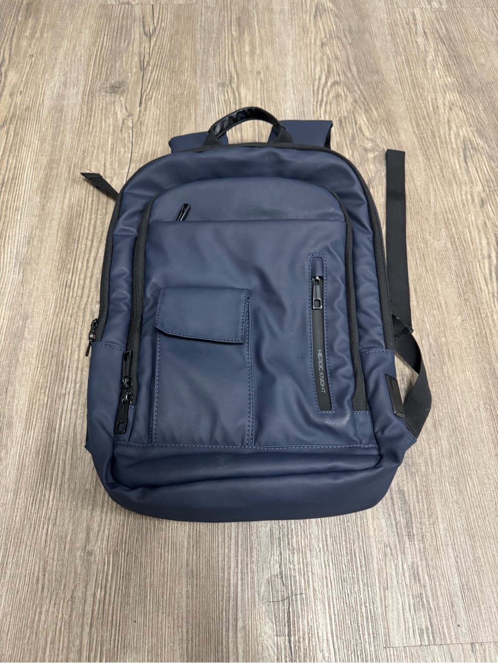 Heroic Knight Laptop Travel Business Waterproof Backpack Blue